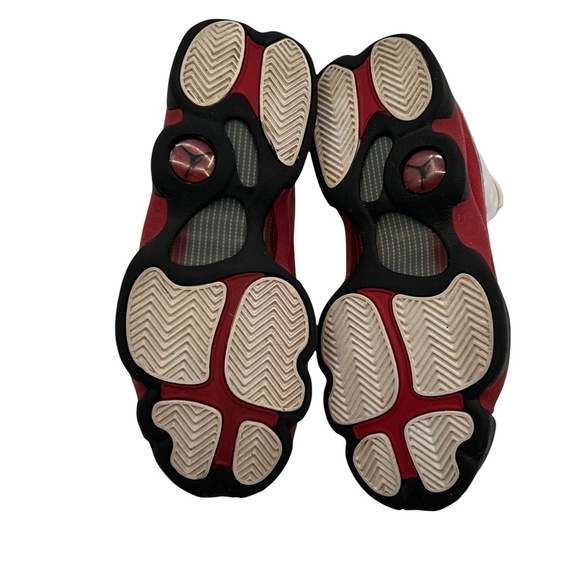 Nike Air Jordan 13 XIII Retro White Red Chicago Bulls Sneakers Size 5.5 Youth - Picture 8 of 8